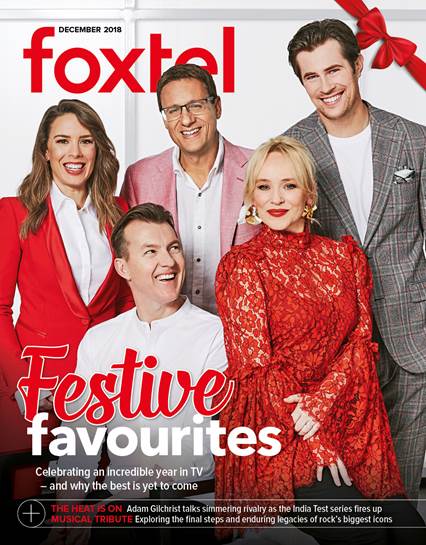 ‘Tis the season to be grateful Five of Foxtel’s brightest stars reflect